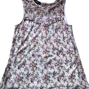 AGB Multicolor Floral Mesh Top